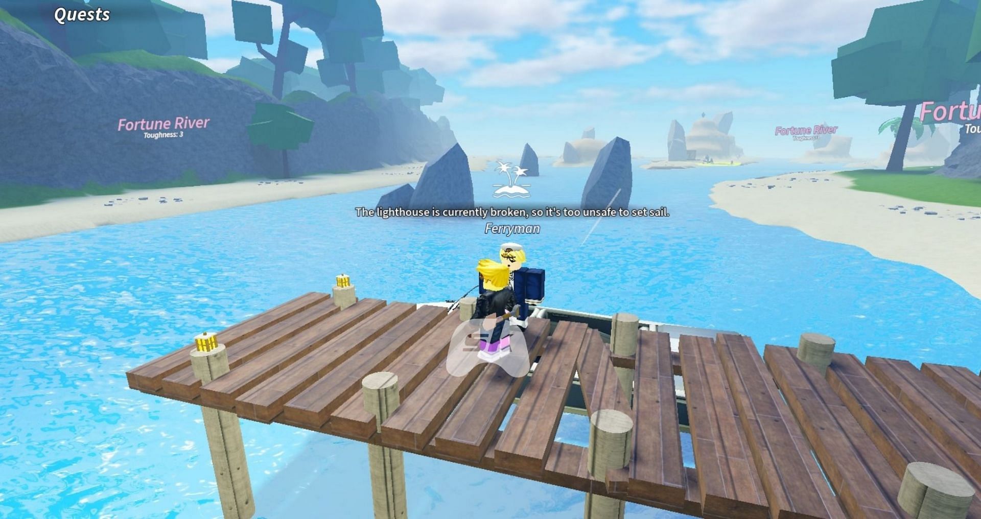 The Ferryman (Image via Sportskeeda Gaming || Roblox)